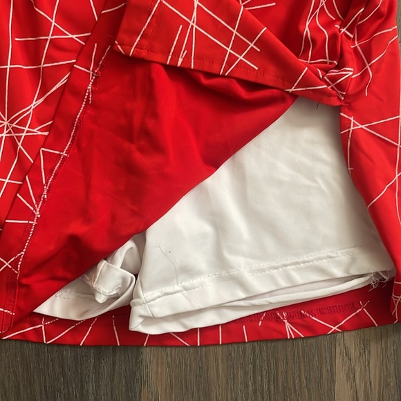 Vintage LBH red activewear skort—Made in USA - Picture 2 of 6